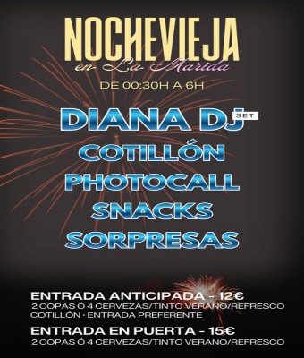 Nochevieja en La Marida en Granada