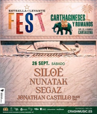 SILOÉ - ESTRELLA DE LEVANTE FEST CARTHAGINESES Y ROMANOS - SÁBADO 26 DE SEPTIEMBRE en Murcia