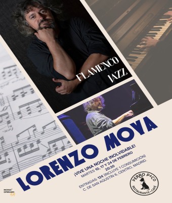 Jazz flamenco a piano con consumición incluida en Madrid