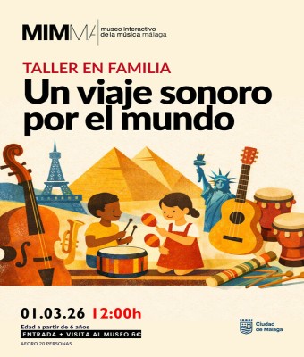 Taller familiar: Un viaje sonoro por el mundo en Málaga