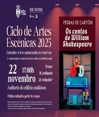 OS CONTOS DE WILLIAM SHAKESPEARE, de Pedras de Cartón en Coruña, A