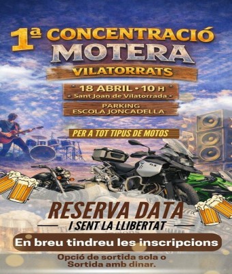 1era Concentración motera Vilatorrats en Barcelona