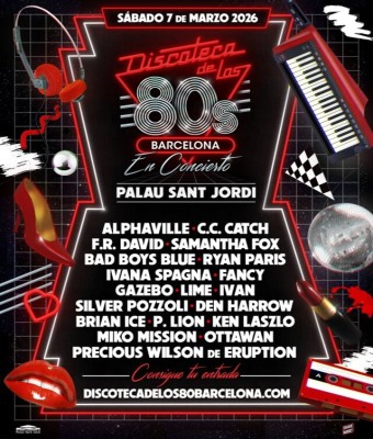 Discoteca de los 80 Barcelona 2026