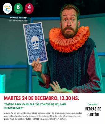 Os contos de William Shakespeare: Teatro para familias (8/11) en Coruña, A
