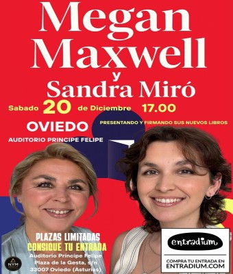 Megan Maxwell Y Sandra Miró en Oviedo en Asturias