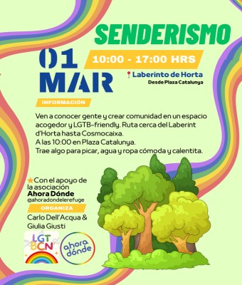 Senderismo Ahora Dónde + LGTBCN 01 MARZO en Barcelona