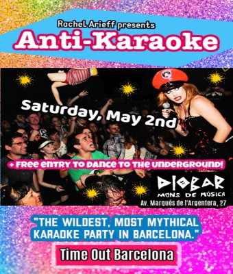 Rachel Arieff's Anti-Karaoke May at Diobar en Barcelona
