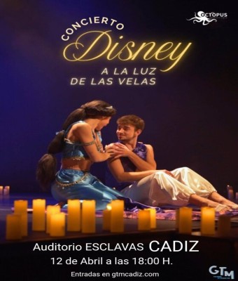 DISNEY A LA LUZ DE LAS VELAS EN CÁDIZ
