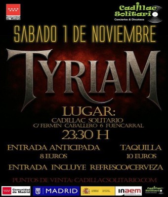 Tyriam - Tributo Pop-Rock en Madrid