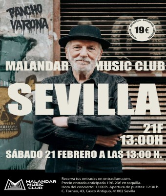 Pancho Varona en Sevilla 2026