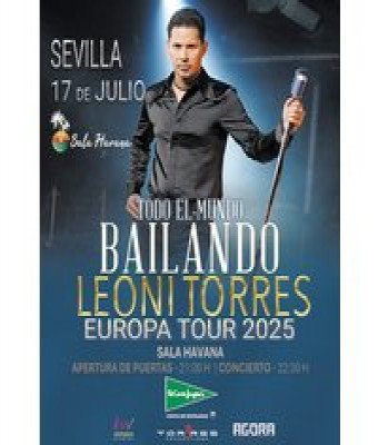Leoni Torres en Sevilla - Sala Havana