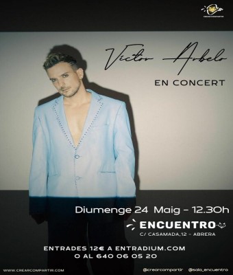Víctor Arbelo en concert acústic en Barcelona