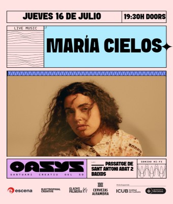María Cielos en Oasys en Barcelona