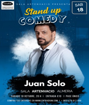 STAND UP COMEDY ARTENVACIO - JUAN SOLO en Almería