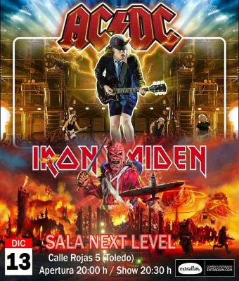 santuario ab/cd  tributo  iron maiden ac/dc en Toledo
