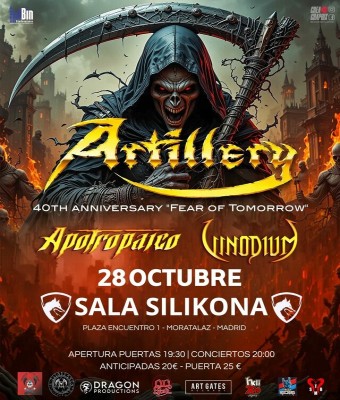 Artillery  Apotropaico  Vinodium - Sala Silikona en Madrid