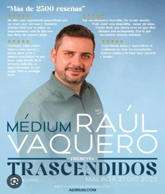 Médium Raúl Vaquero en Málaga