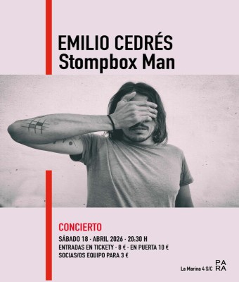 EMILIO CEDRÉS · Stompbox Man en Santa Cruz de Tenerife