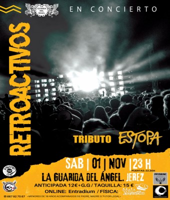 RETROACTIVOS Tributo a Estopa en Jérez en Cádiz