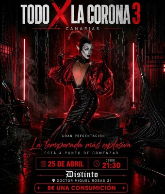 TODO POR LA CORONA 3 25/04 PRESENTACION en Palmas, Las