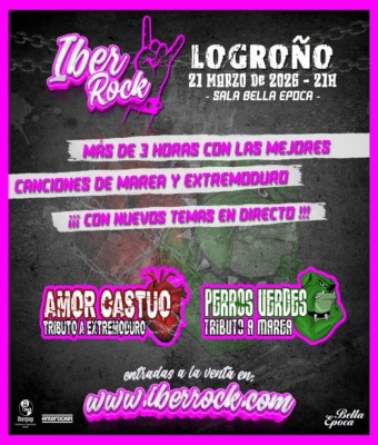 IBER ROCK TRIBUTOS: MAREA + EXTREMODURO en La Rioja