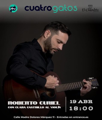 Roberto Curiel (con Clara Castrillo al violín) en Sevilla