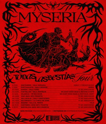 WE EXIST EVEN DEAD & MYSERIA & Protocol Shift en València en Valencia/València