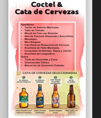 Coctel & Cata de Cervezas con Artistas de Segovia