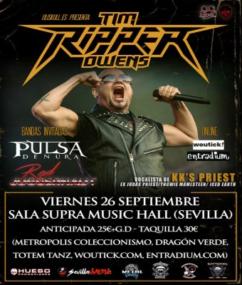 TIM RIPPER OWENS (KK´S PRIEST, ex JUDAS PRIEST) EN SEVILLA