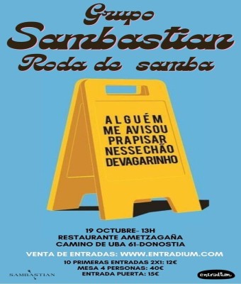 Sambastian - Roda de Samba 19 de Octubre 2025 en Gipuzkoa