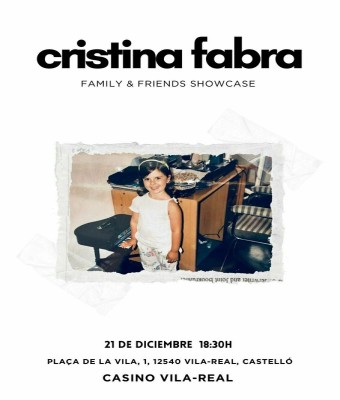 SHOWCASE CRISTINA FABRA en Castellón/Castelló