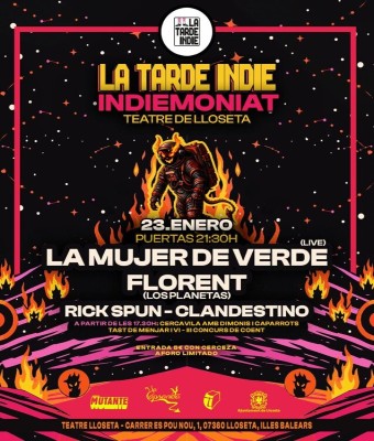 LA TARDE INDIE ESPECIAL TEATRO DE LLOSETA en Balears, Illes