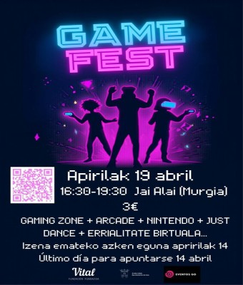 GAME FEST - APIRIALK 19 ABRIL en Araba/Álava