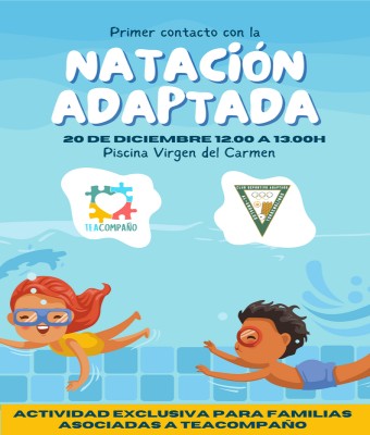 Primer contacto con la natación adaptada en Málaga
