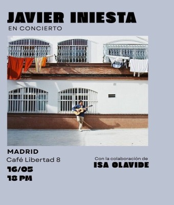 Concierto Javier Iniesta en Madrid
