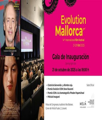 GALA DE INAUGURACIÓN Evolution Mallorca Film Festival (21/10/25) en Palma