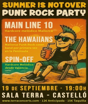 Main line 10  The hawaiians  Spin-off en TERRA Castellón en Castellón/Castelló