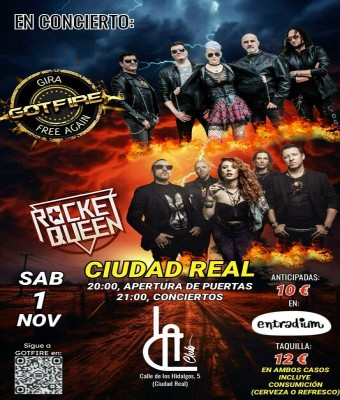 Gotfire+ Rocket Queen en Ciudad real 