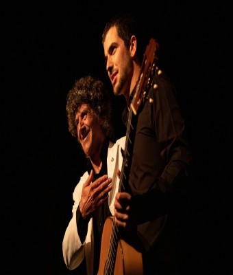 José de los Camarones y Edgar Platón en la Byron en Barcelona
