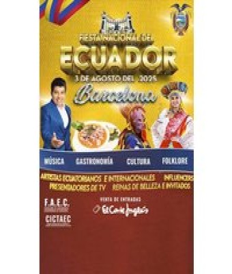 Fiesta Nacional del Ecuador en Barcelona - Explanada del Forum