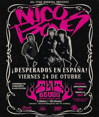 NICO BONES EN TNT BLUES, COX en Alicante/Alacant