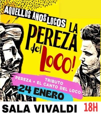 Tributo a Pereza y El Canto del Loco en Barcelona