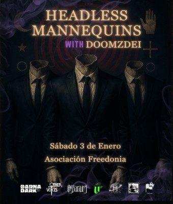 Headless Mannequins + Doomzdei en Barcelona