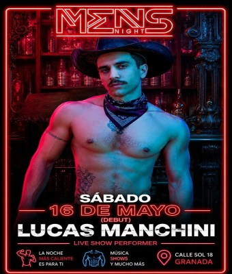 Lucas Manchinni -SÁBADO  - 16 de Mayo - Mens en Granada