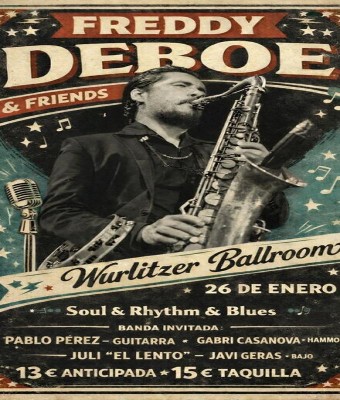 Freddy Deboe & Friends en Madrid