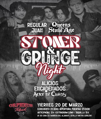 Stoner & Grunge Night - Tributo a Alice in Chains y Queens of the Stone Age en Sevilla