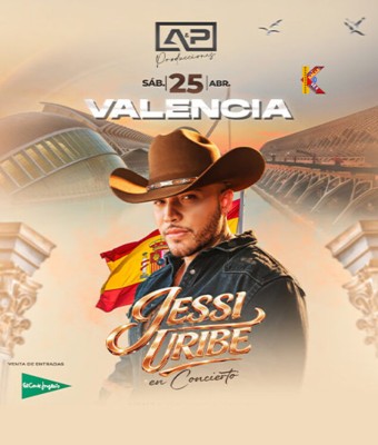 Jessi Uribe en Valencia/Valéncia