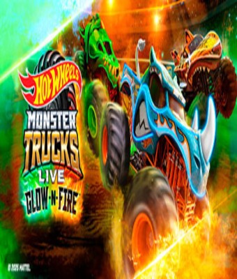 Hot Wheels Monster Trucks Live - Glow N Fire en Santiago Centro