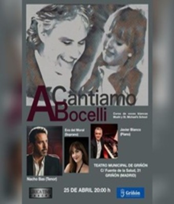Cantiamo A.Bocelli - Teatro Municipal de Griñon en MADRID