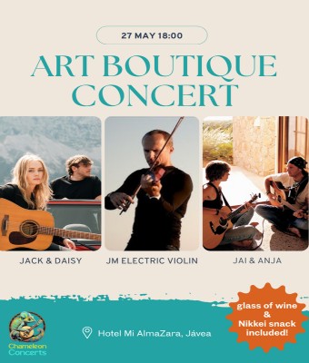 Art Boutique Concert in Javea en Alicante/Alacant